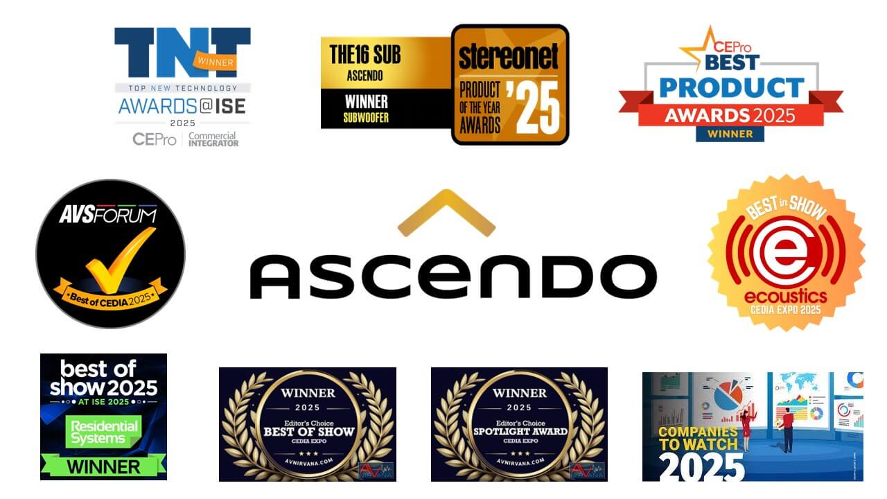 A Rewarding Year for ASCENDO Speakers & Subwoofers: A Showcase of Audio Excellence